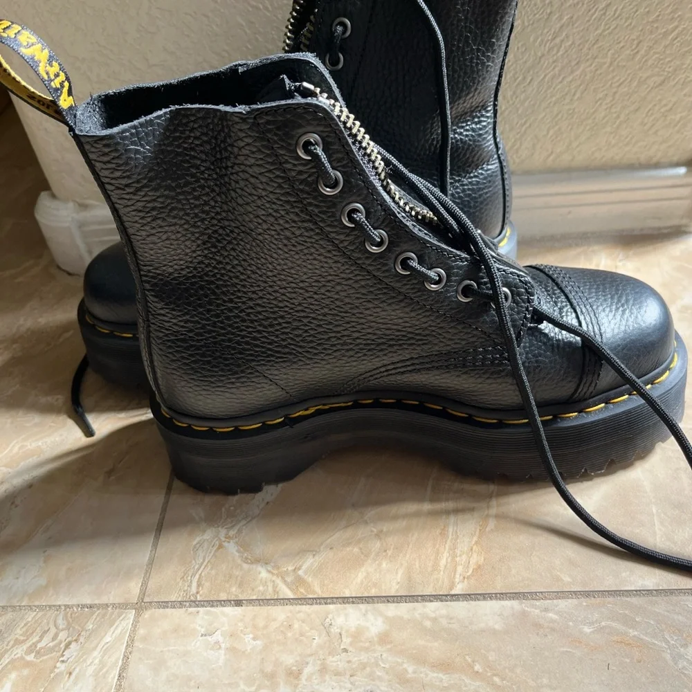 Dr Martins Black Boots - Picture 4 of 7